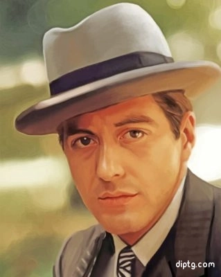 The Godfather Michael Corleone Painting By Numbers Kits.jpg