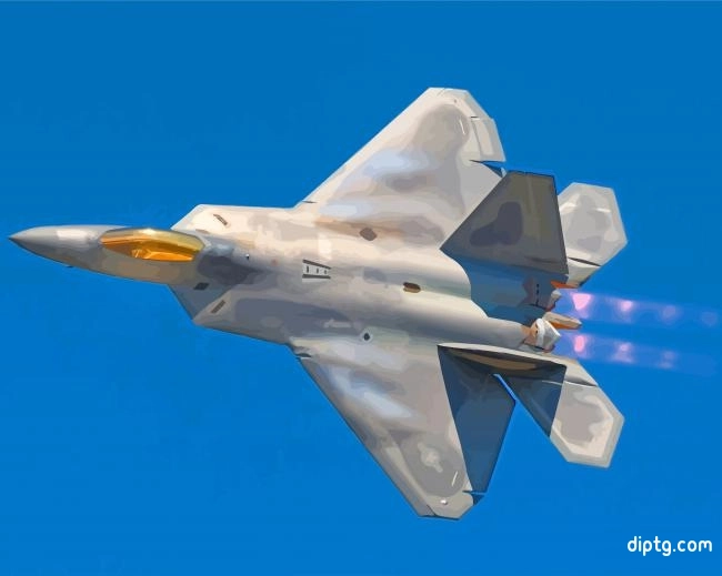 Lockheed Martin F22 Raptor Painting By Numbers Kits.jpg