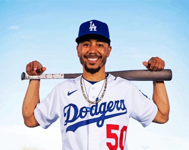 Los Angeles Dodgers Player Painting By Numbers Kits.jpg