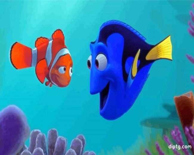 Nemo Fish And Dory Painting By Numbers Kits.jpg