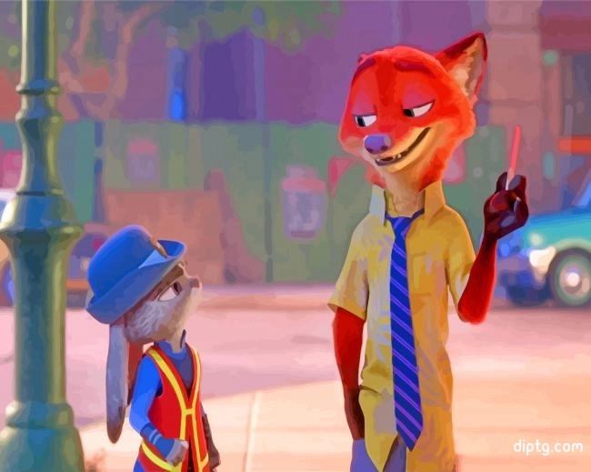 Judy Hoops Officer And Nick Painting By Numbers Kits.jpg