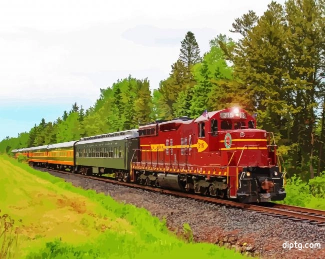 Duluth North Shore Scenic Railroad Painting By Numbers Kits.jpg