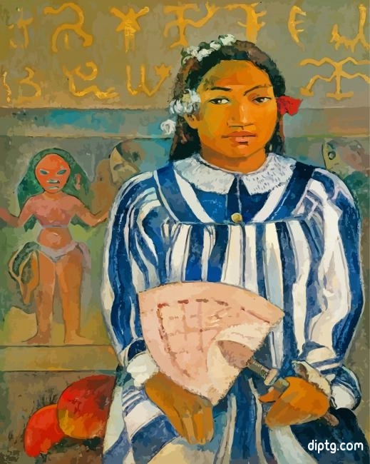 Merahi Metua No Tehamana By Gouguin Painting By Numbers Kits.jpg