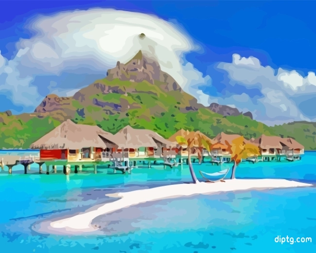 Tahiti Island Painting By Numbers Kits.jpg