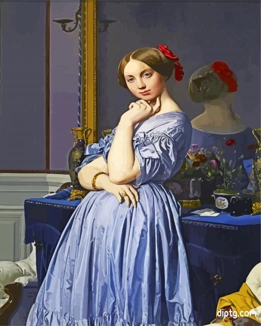 Portrait Of Comtesse D Haussonville Painting By Numbers Kits.jpg
