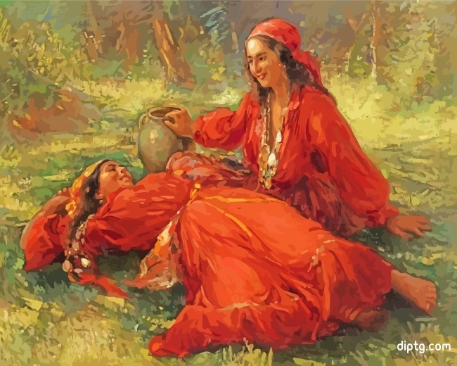 Gypsy Women Painting By Numbers Kits.jpg