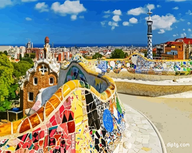 Aesthetic Gaudi Building Painting By Numbers Kits.jpg