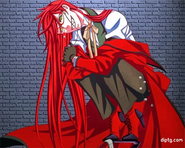 Anime Black Butler Grell Sutcliff Painting By Numbers Kits.jpg