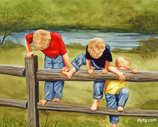 Three Little Brothers Painting By Numbers Kits.jpg