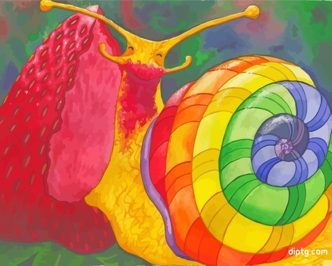 Rainbow Snail Painting By Numbers Kits.jpg