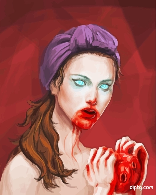 Bloody Witch Art Painting By Numbers Kits.jpg