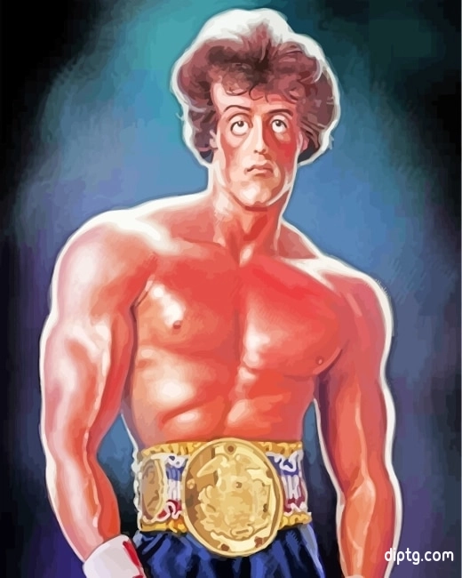 Rocky Balboa Caricature Painting By Numbers Kits.jpg