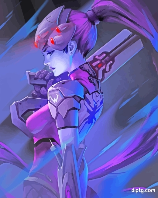 Widowmaker Overwatch Paint By Number Painting By Numbers Kits.jpg