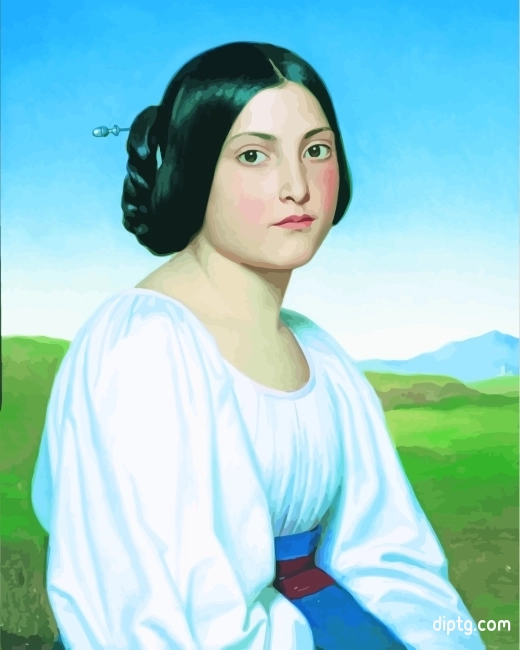 Young Italian Girl Painting By Numbers Kits.jpg