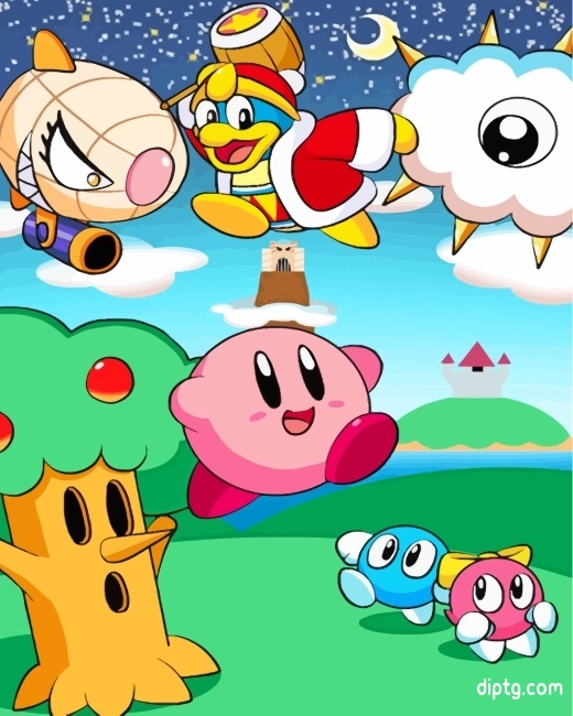 Kirbys Dream Land Painting By Numbers Kits.jpg