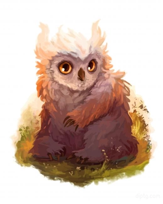 Baby Owlbear Painting By Numbers Kits.jpg