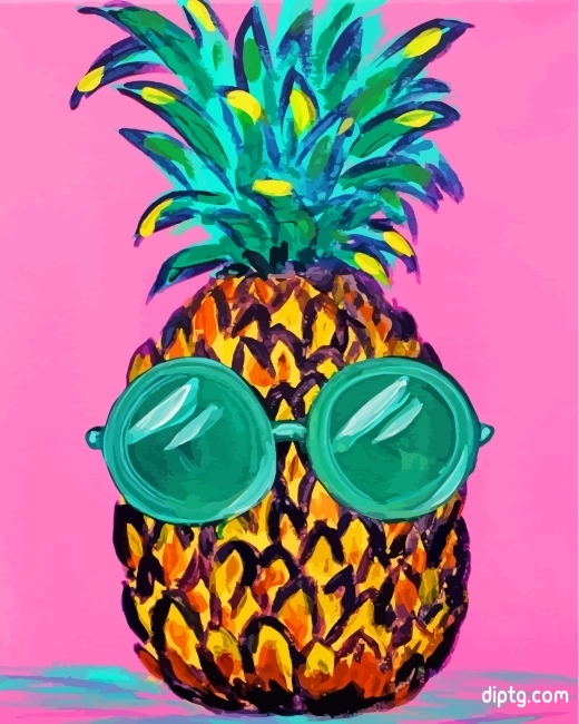Cool Pineapple Painting By Numbers Kits.jpg