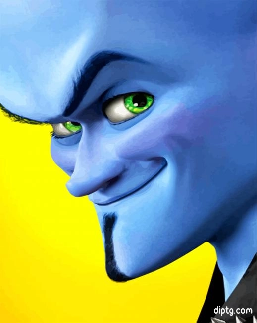 Megamind Face Painting By Numbers Kits.jpg