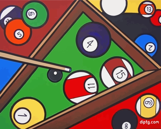Pool Balls Billiard Painting By Numbers Kits.jpg
