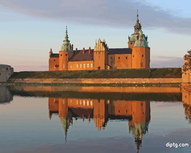 Sweden Kalmar Castle Painting By Numbers Kits.jpg