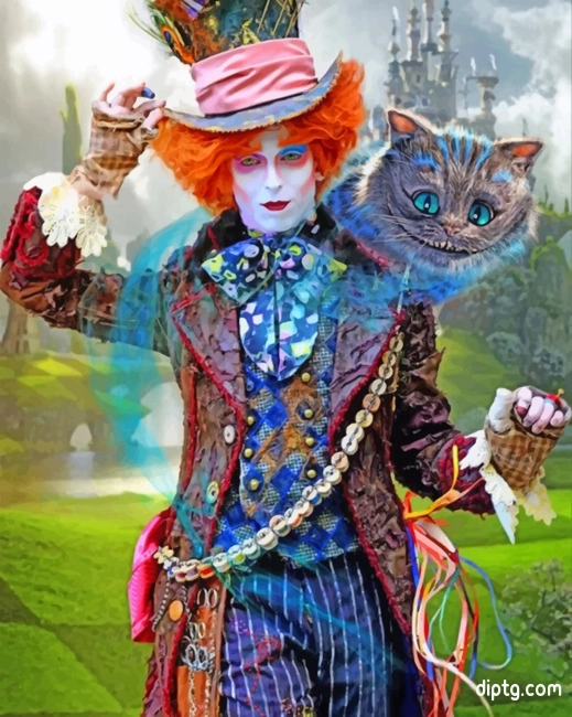 Mad Hatter Cosplay Painting By Numbers Kits.jpg