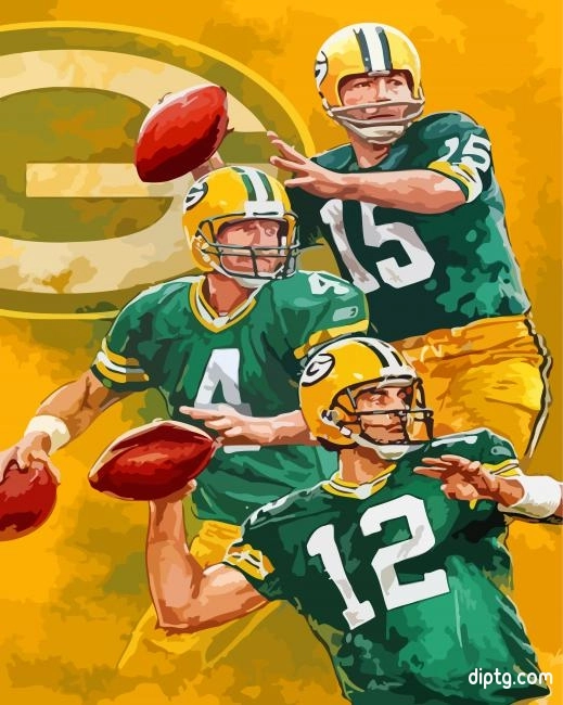 Green Bay Packers Art Painting By Numbers Kits.jpg