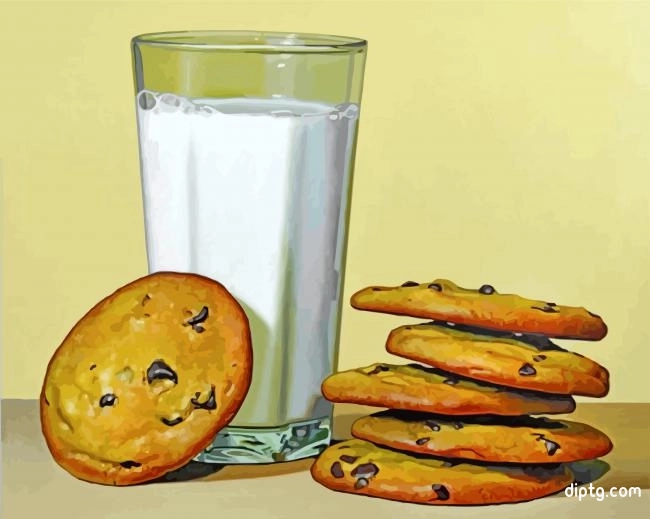 Cookies And Milk Painting By Numbers Kits.jpg