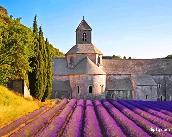 Provence Lavender House Painting By Numbers Kits.jpg