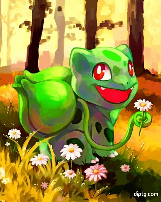 Bulbasaur Painting By Numbers Kits.jpg