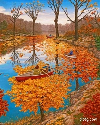 Autumn Time Rob Gonsalves Painting By Numbers Kits.jpg