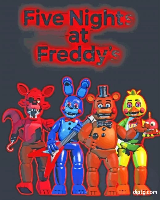Five Nights At Freddys Video Game Painting By Numbers Kits.jpg