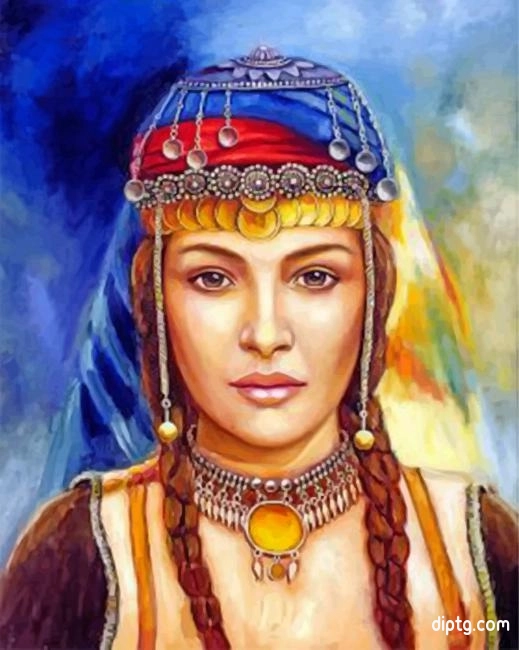 Berber Woman Painting By Numbers Kits.jpg