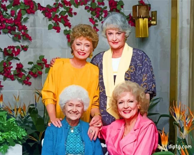 The Golden Girls Actors Painting By Numbers Kits.jpg