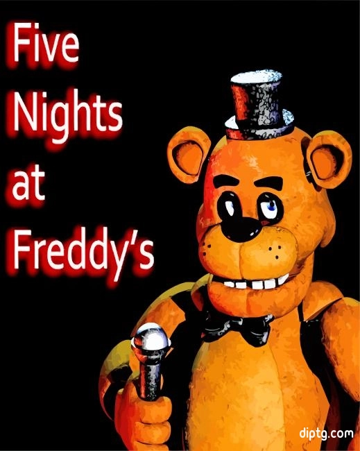 Five Nights At Freddys Game Painting By Numbers Kits.jpg