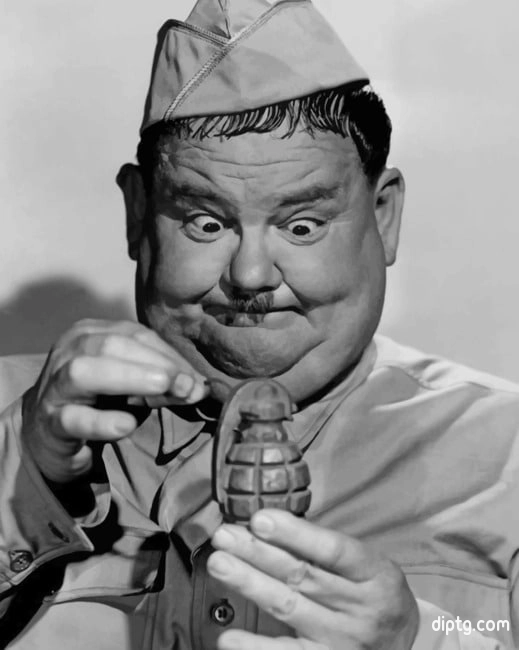 Oliver Hardy Great Guns Painting By Numbers Kits.jpg