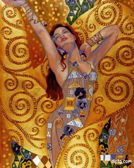 The New Woman In Gold Painting By Numbers Kits.jpg
