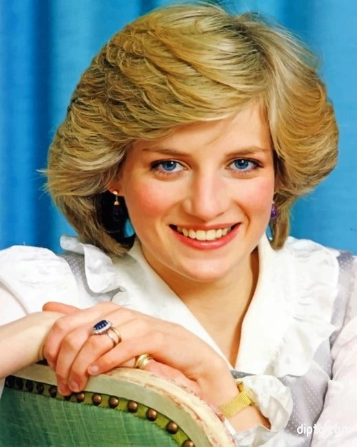 Gorgeous Lady Diana Painting By Numbers Kits.jpg