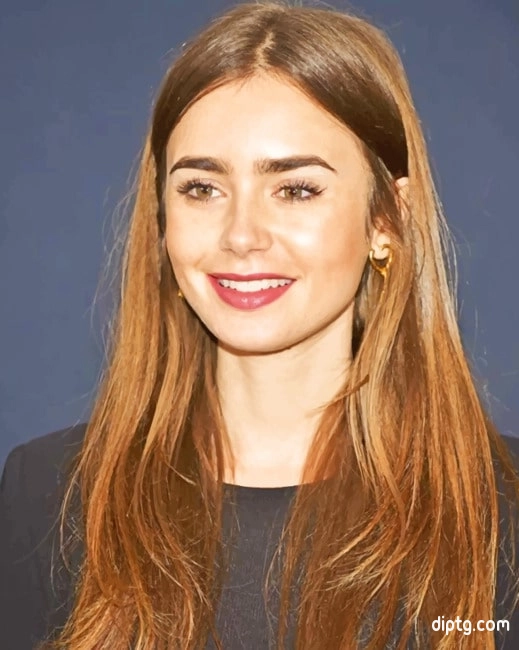 Lily Collins Painting By Numbers Kits.jpg