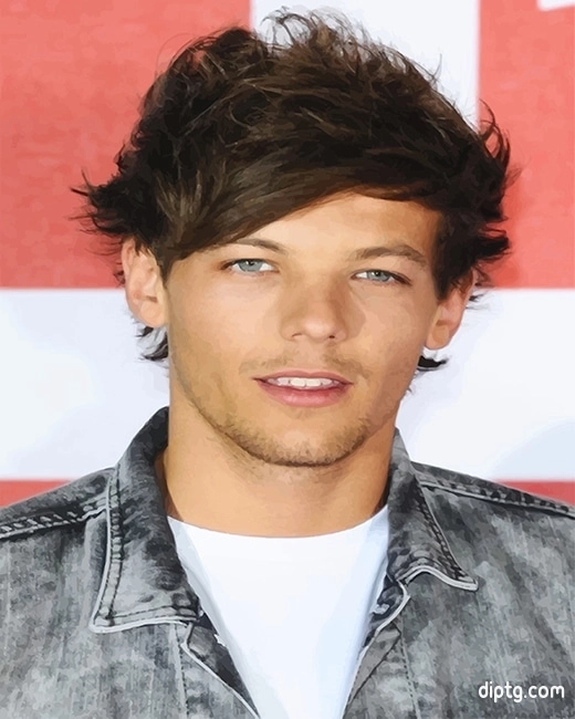 Louis Tomlinson One Direction Painting By Numbers Kits.jpg