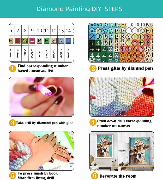 Diamond Painting Diy Steps